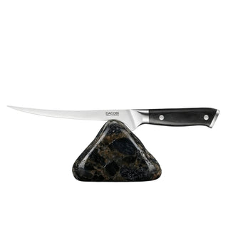 Cuțit de filetat, pentru filetat pește, lamă flexibilă, oțel german, mâner lemn pakka 20 cm (C10)