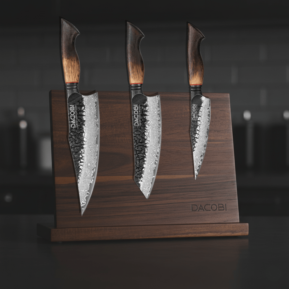 Colecția Ragnarok, Cuțite profesionale ,oțel damasc 67 straturi