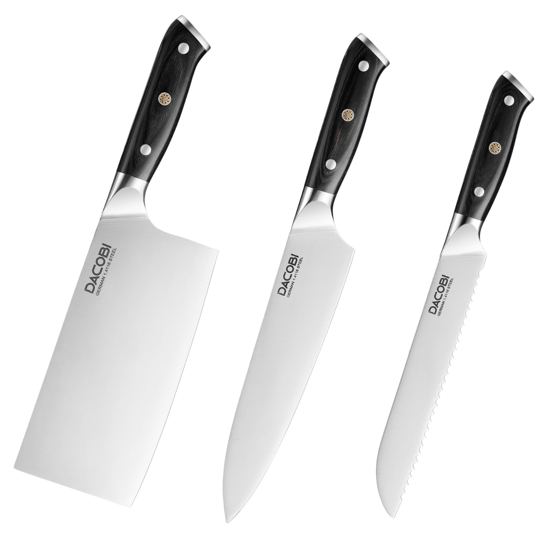 Set de cuțite profesionale, oțel german, D29