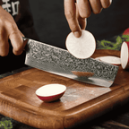 Cuțit Profesional Nakiri, oțel damasc, mâner lemn sycamore, 18 cm (C64)