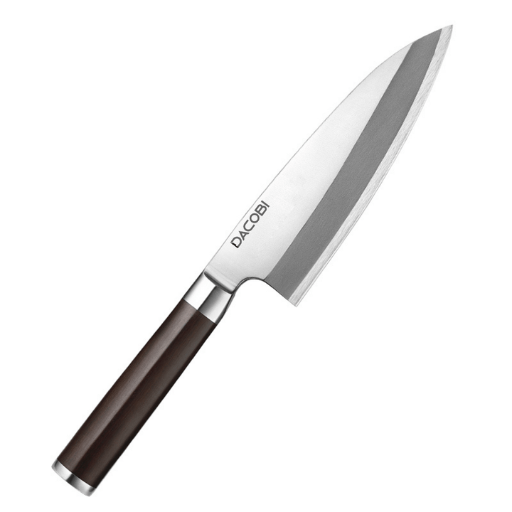 Cuțit Deba pentru pește, mâner lemn abanos, 18 cm (C65)