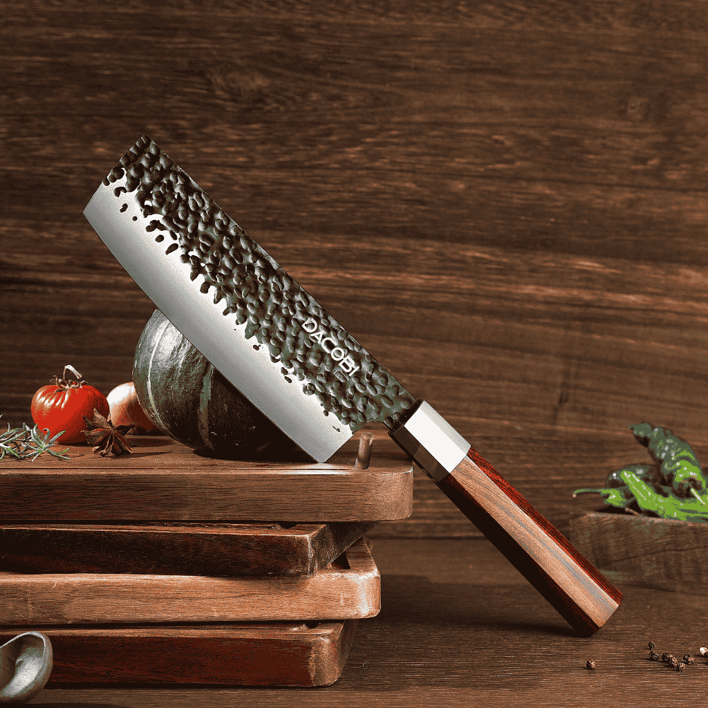 Cuțit profesional Nakiri, oțel inoxidabil, 16.5 cm (C66)