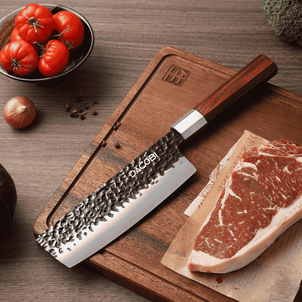 Cuțit profesional Nakiri, oțel inoxidabil, 16.5 cm (C66)