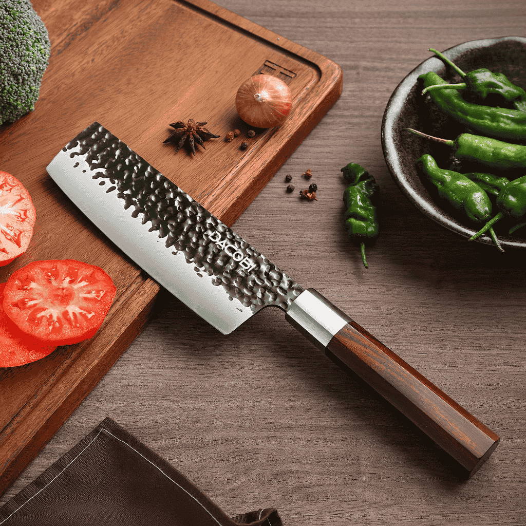 Cuțit profesional Nakiri, oțel inoxidabil, 16.5 cm (C66)