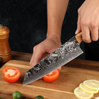 Cuțit profesional Kiritsuke, oțel damasc, mâner ergonomic, 20 cm (C68)