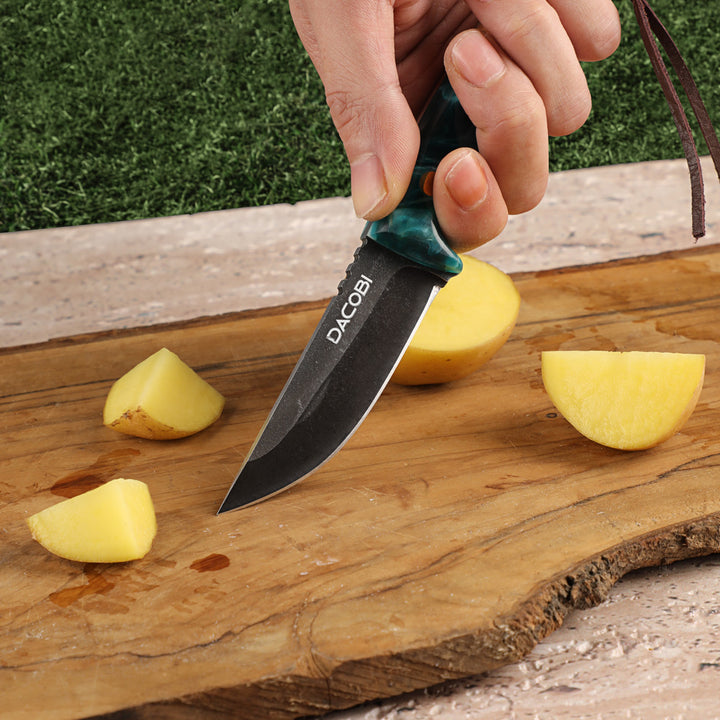 Cerbul 2.0 - cuțit pentru camping, mâner ergonomic rășină, 9 cm