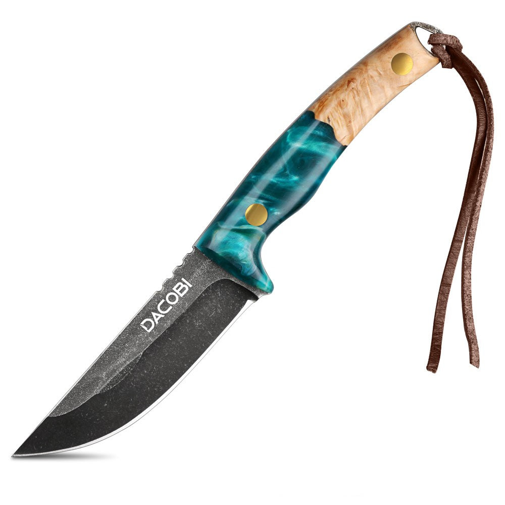 Cerbul 2.0 - cuțit pentru camping, mâner ergonomic rășină, 9 cm
