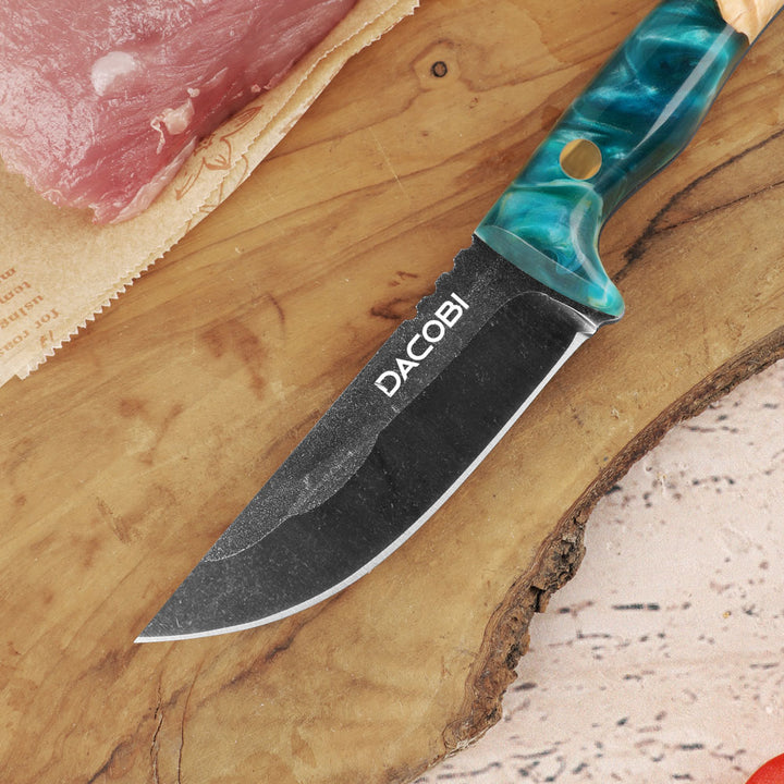 Cerbul 2.0 - cuțit pentru camping, mâner ergonomic rășină, 9 cm