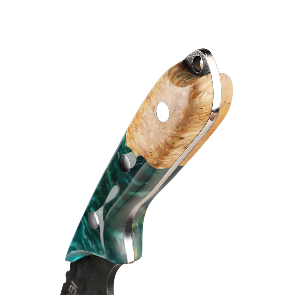 Zimbru 2.0 - Cuțit pentru camping, mâner ergonomic rășină, 17 cm