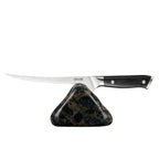 Cuțit de filetat, pentru filetat pește, lamă flexibilă, oțel german, mâner lemn pakka 20 cm (C10)