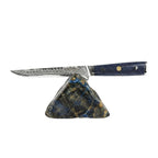 Cuțit pentru filetat, damasc, mâner rășină model fagure, 17 cm (C16)