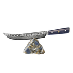 Cuțit măcelar, oțel damasc, pentru feliat, 25.5 cm (C18)