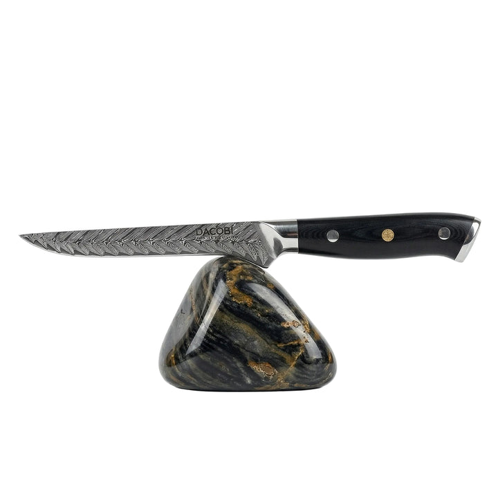 Cuțit pentru filetat, oțel damasc, 15 cm (C28)