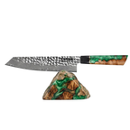 Cuțit profesional Kiritsuke, oțel damasc, mâner rășină, 21 cm (C48)