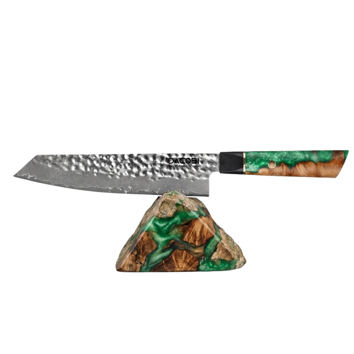 Cuțit profesional Kiritsuke, oțel damasc, mâner rășină, 21 cm (C48)