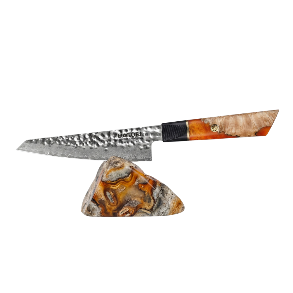 Cuțit de bucătărie universal, oțel damasc, mâner rășină, 14 cm (C50)