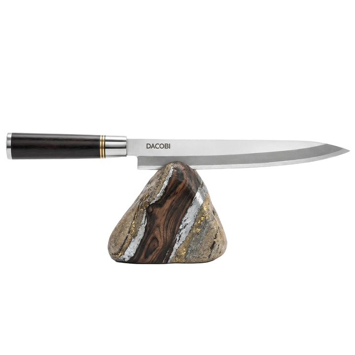 Cuțit Yanagiba pentru sushi, mâner lemn abanos, 27 cm (C53)