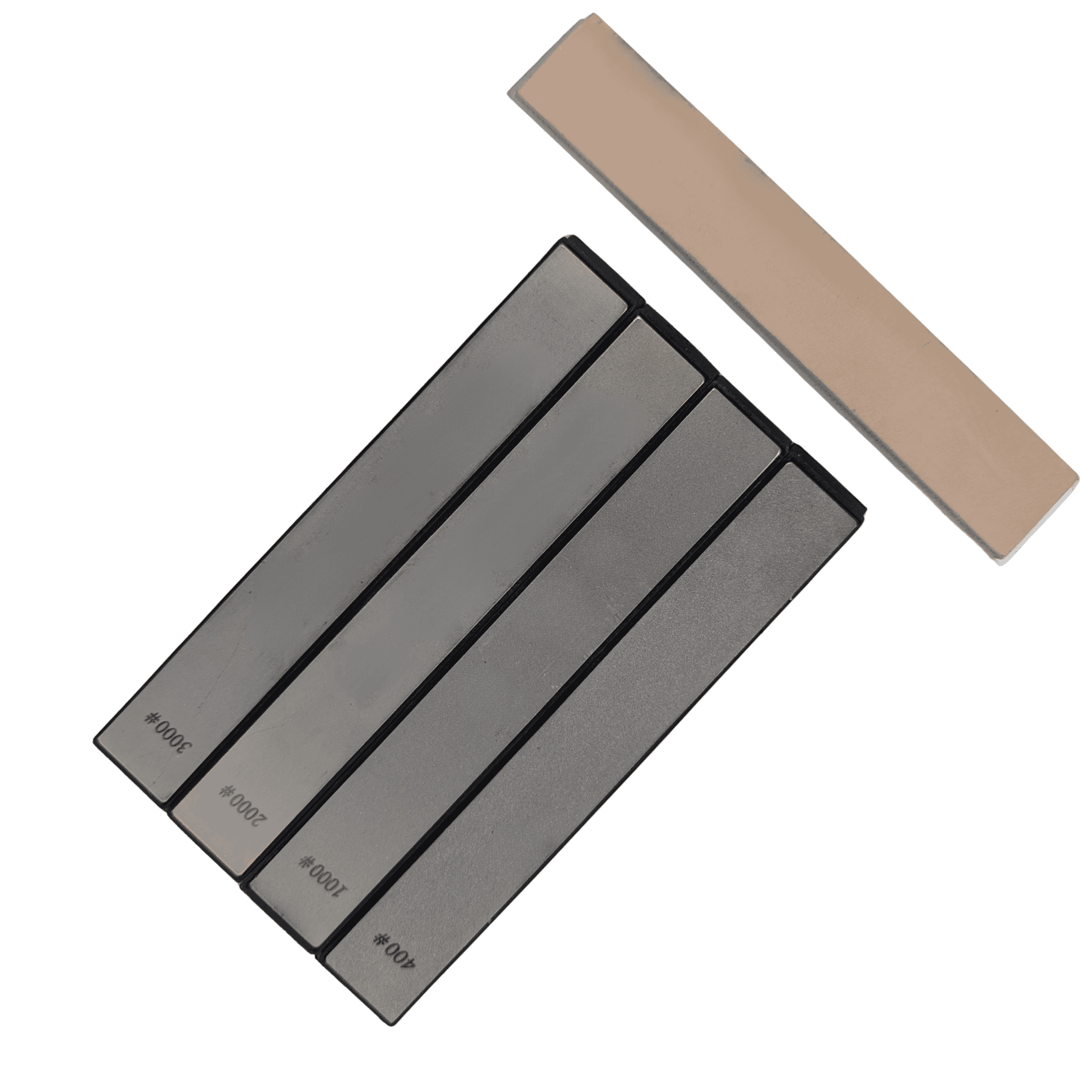 Set pietre diamantate de ascuțit + strop de finisare, S10