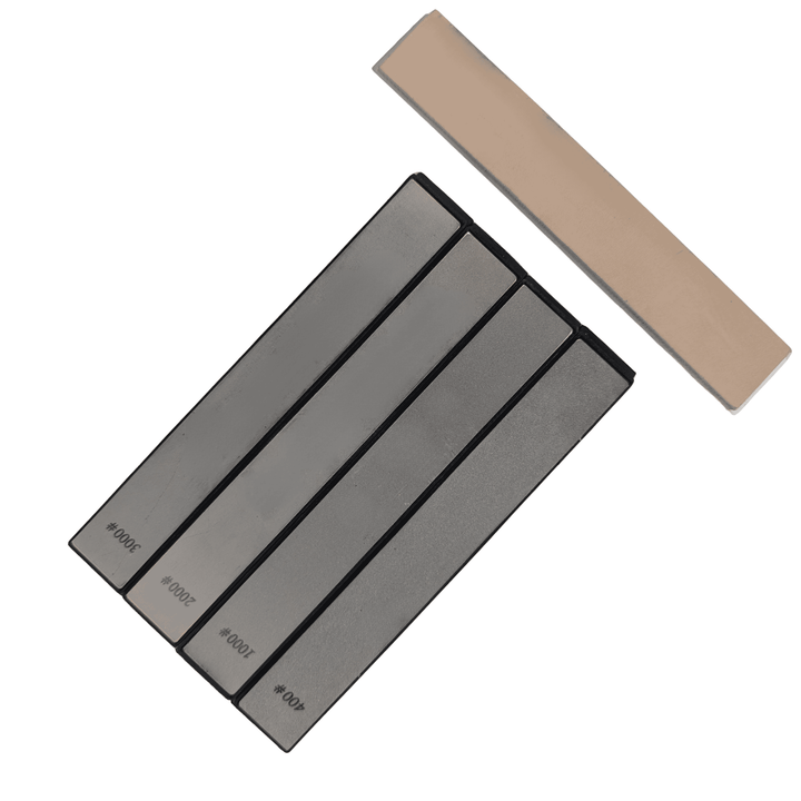 Set pietre diamantate de ascuțit + strop de finisare, S10