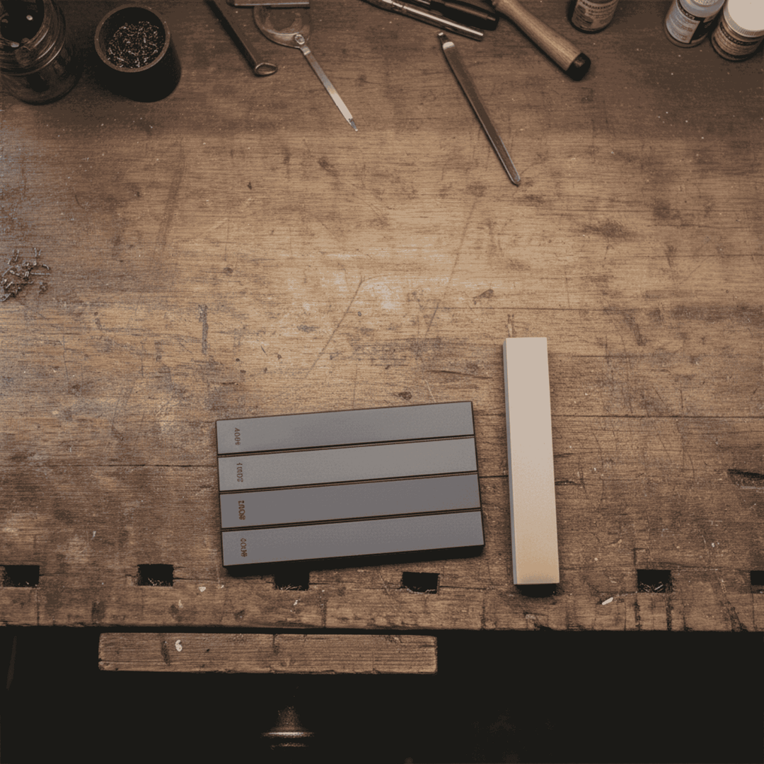 Set pietre diamantate de ascuțit + strop de finisare, S10