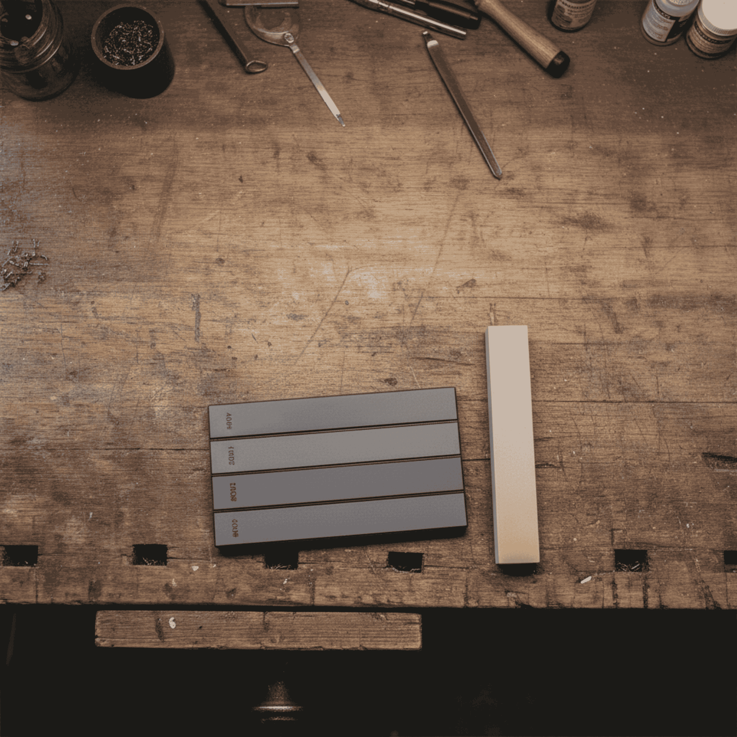 Set pietre diamantate de ascuțit + strop de finisare, S10