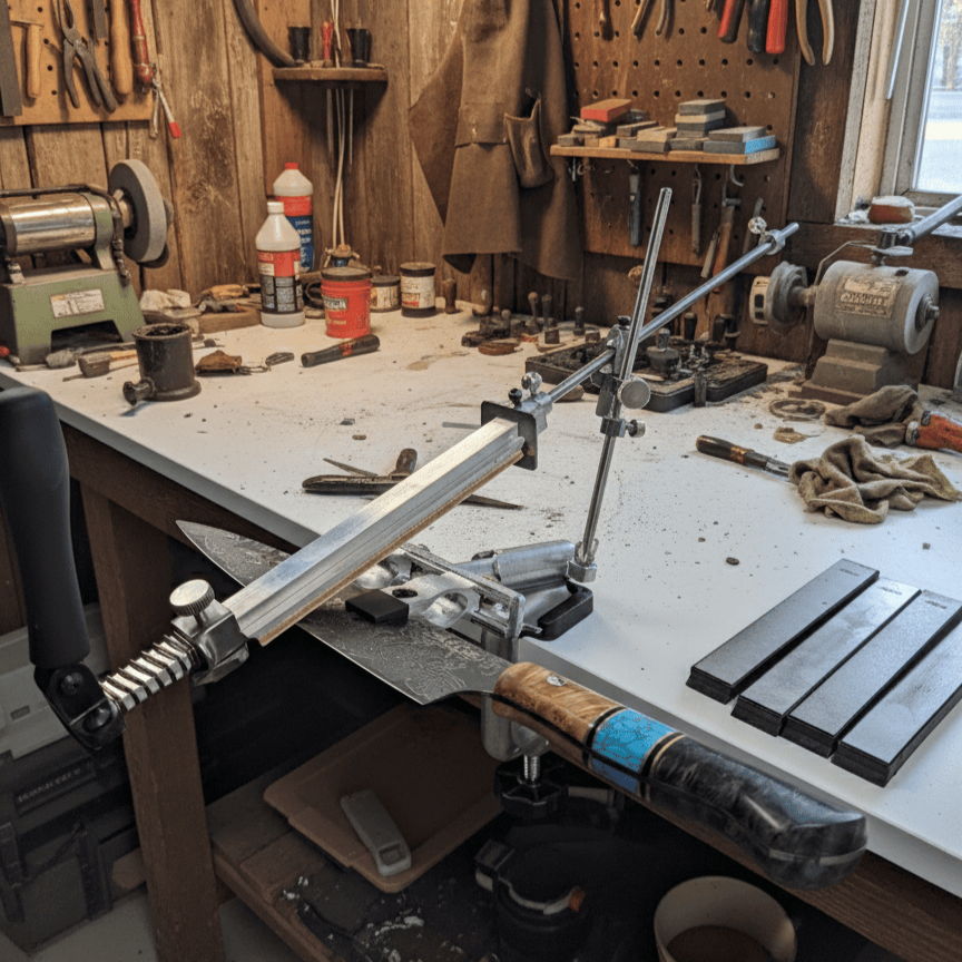 Set pietre diamantate de ascuțit + strop de finisare, S10