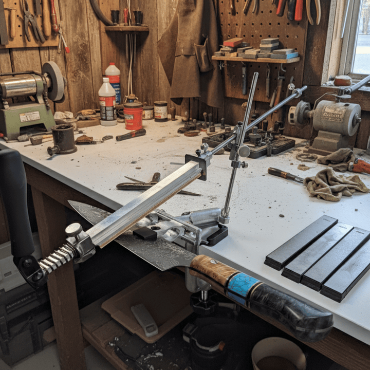 Set pietre diamantate de ascuțit + strop de finisare, S10