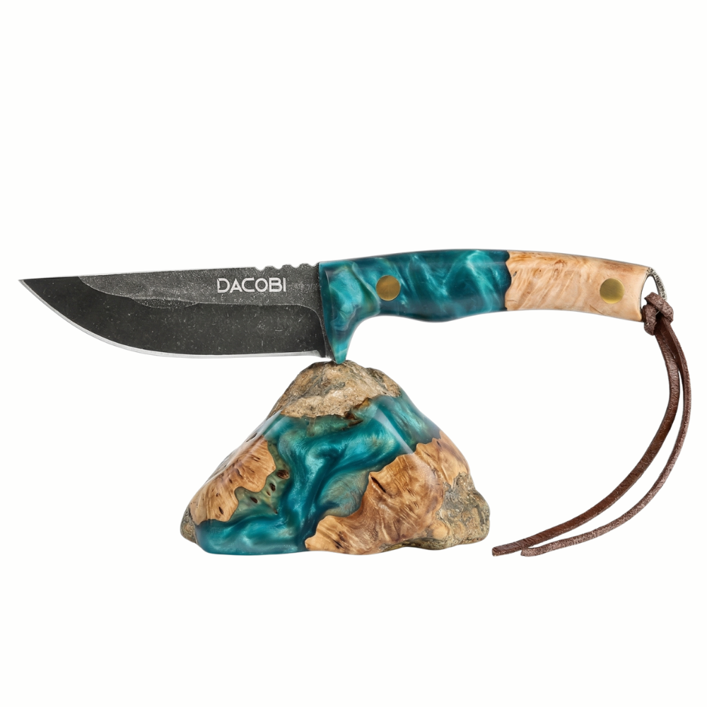 Cerbul 2.0 - cuțit pentru camping, mâner ergonomic rășină, 9 cm