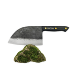 Negoiu - Cuțit Forjat, mâner ergonomic din pakka, teacă, 17 cm