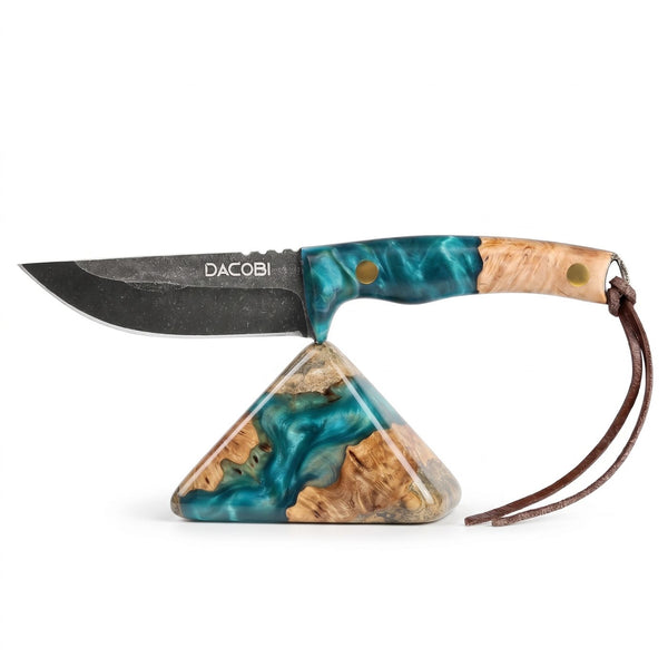 Cerbul 2.0 - cuțit pentru camping, mâner ergonomic rășină, 9 cm