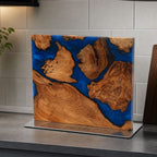 Suport magnetic pentru cuțite, lemn burl, M3