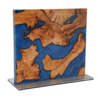 Suport magnetic pentru cuțite, lemn burl, M3