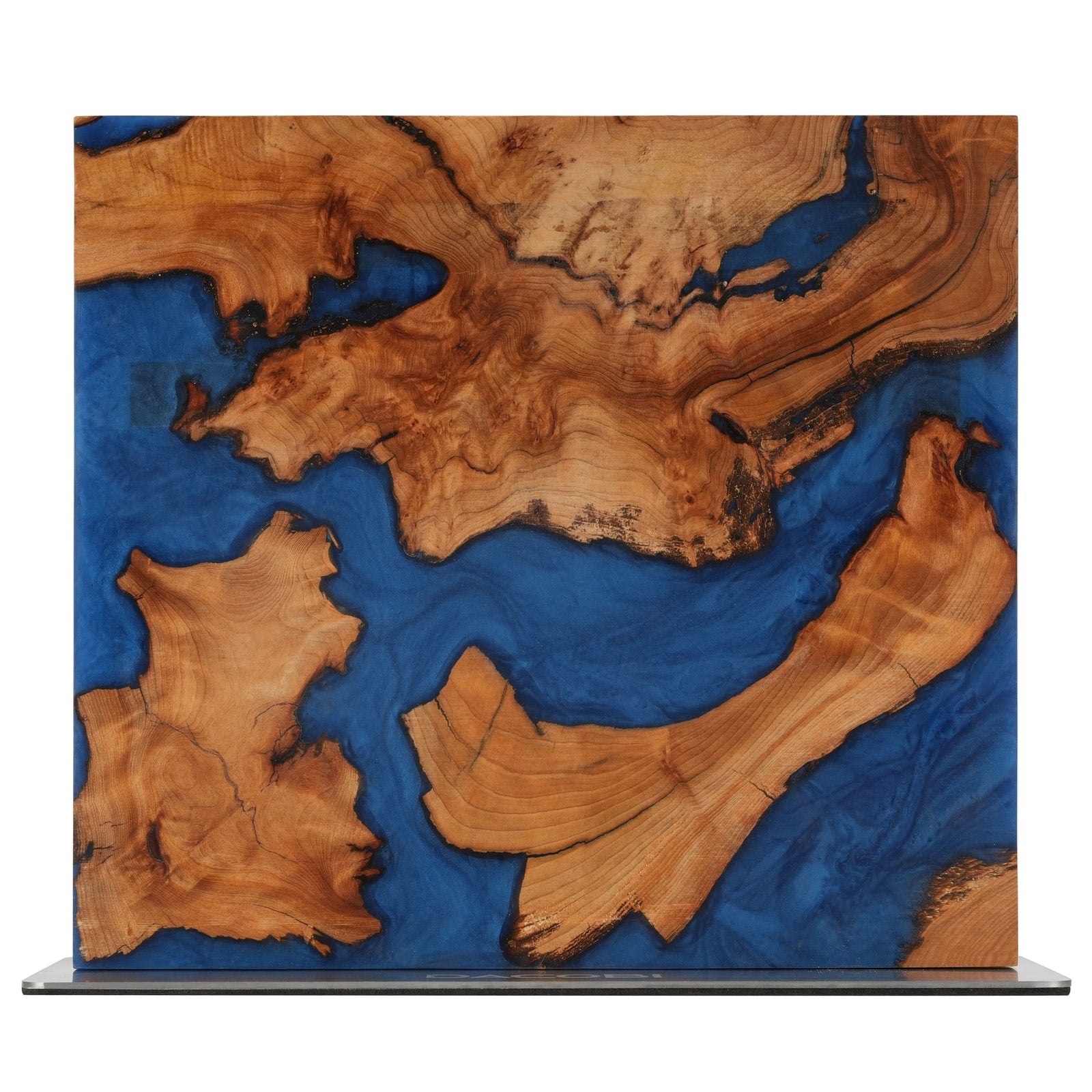 Suport magnetic pentru cuțite, lemn burl, M3