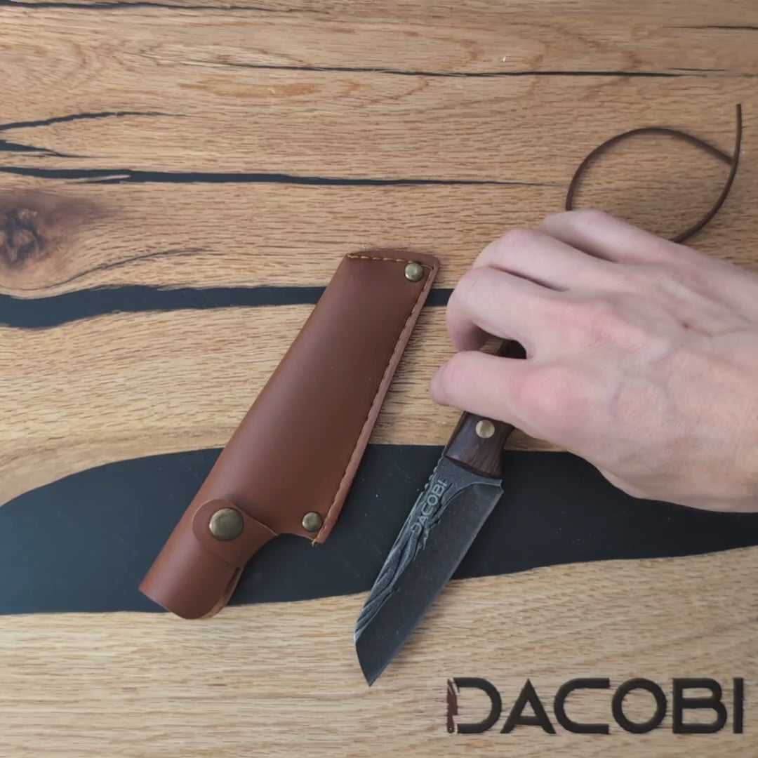Jderul - Cuțit pentru camping, oțel inoxidabil, 9 cm
