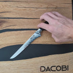 Cuțit pentru filetat, oțel damasc, 15 cm (C28)