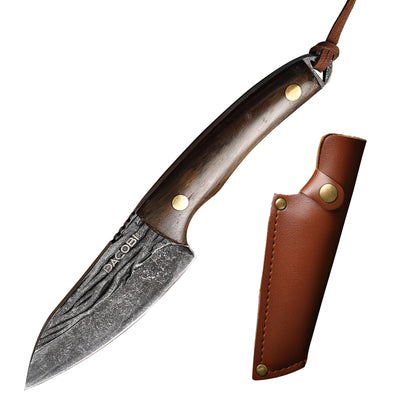Mistrețul - Cuțit pentru vânătoare, oțel inoxidabil, 9.5 cm - DACOBI.ro