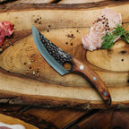 Caraiman - Cuțit pentru sacrificare animale, oțel inoxidabil, teacă, 15 cm - DACOBI.ro