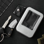 Breloc pentru pasionații de gătit, mini-cuțit, teacă piele ecologică, 5.5 cm - DACOBI.ro