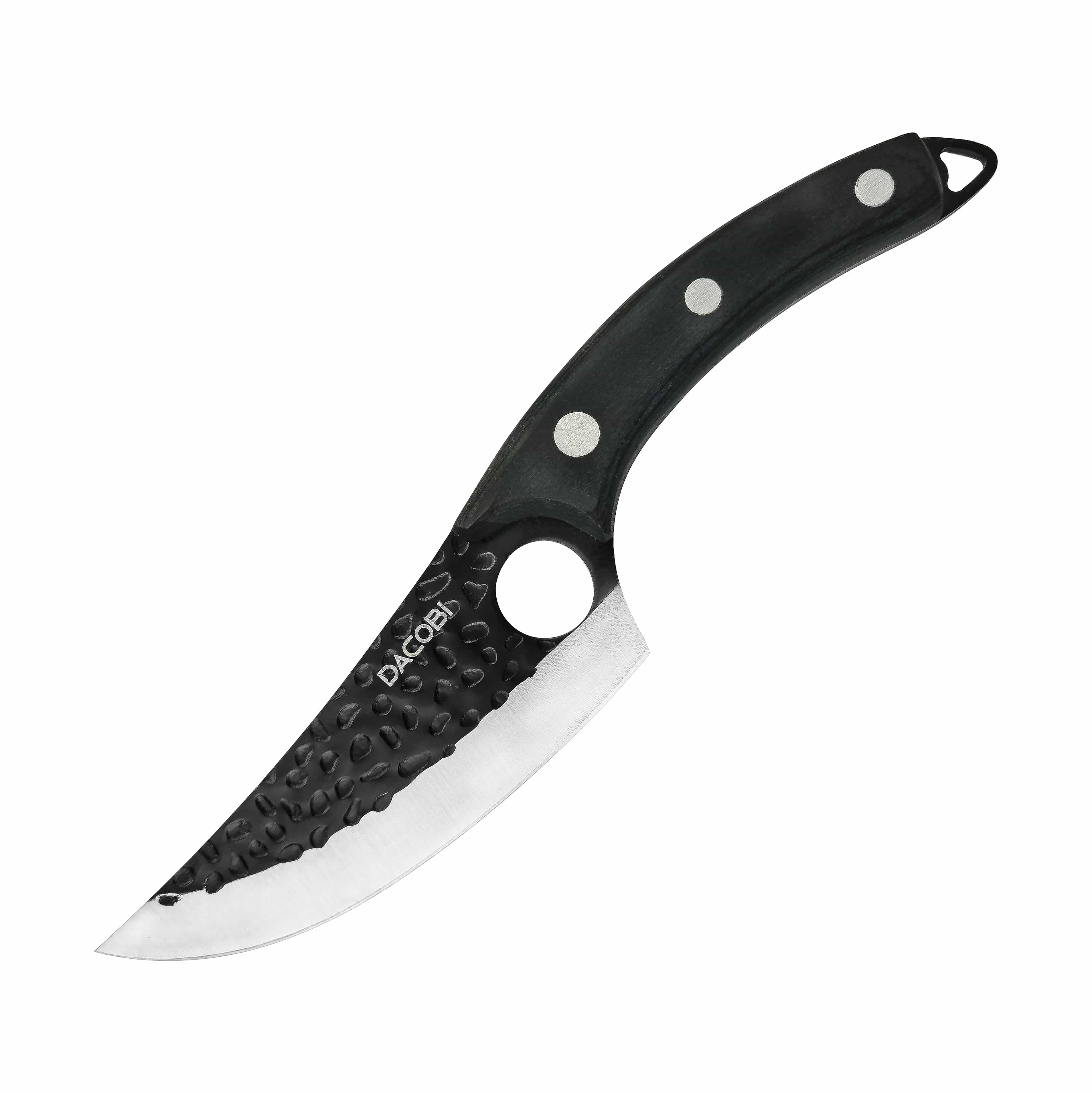 Caraiman - Cuțit pentru sacrificare animale, oțel inoxidabil, teacă, 15 cm